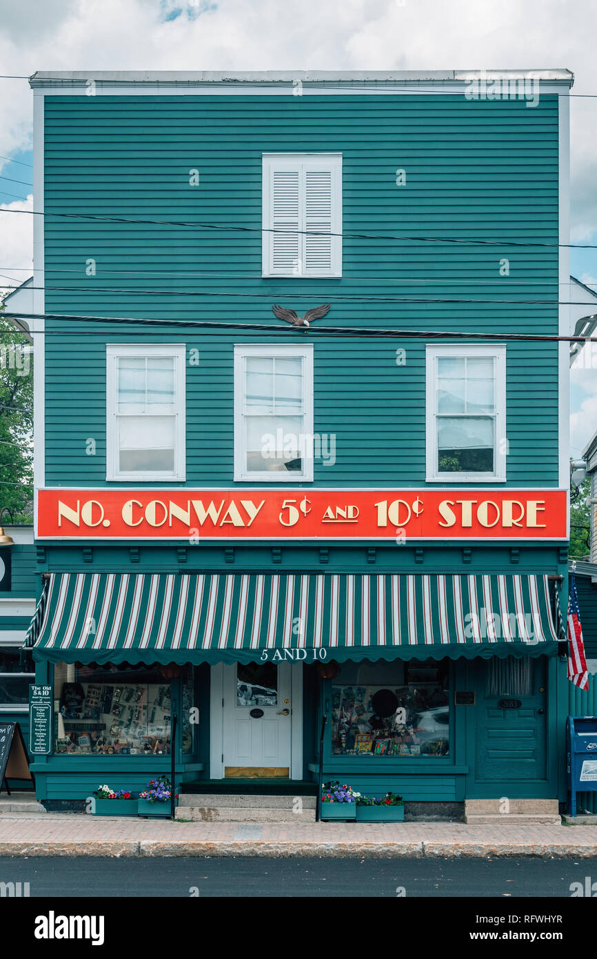 North Conway 5 & 10 Store, in North Conway, New Hampshire Stockfoto