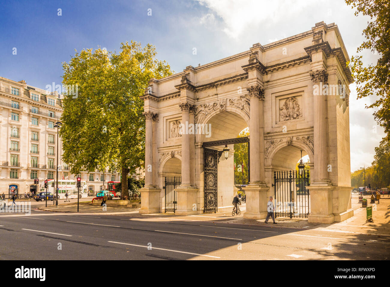 Marble Arch, London, England, Vereinigtes Königreich, Europa Stockfoto
