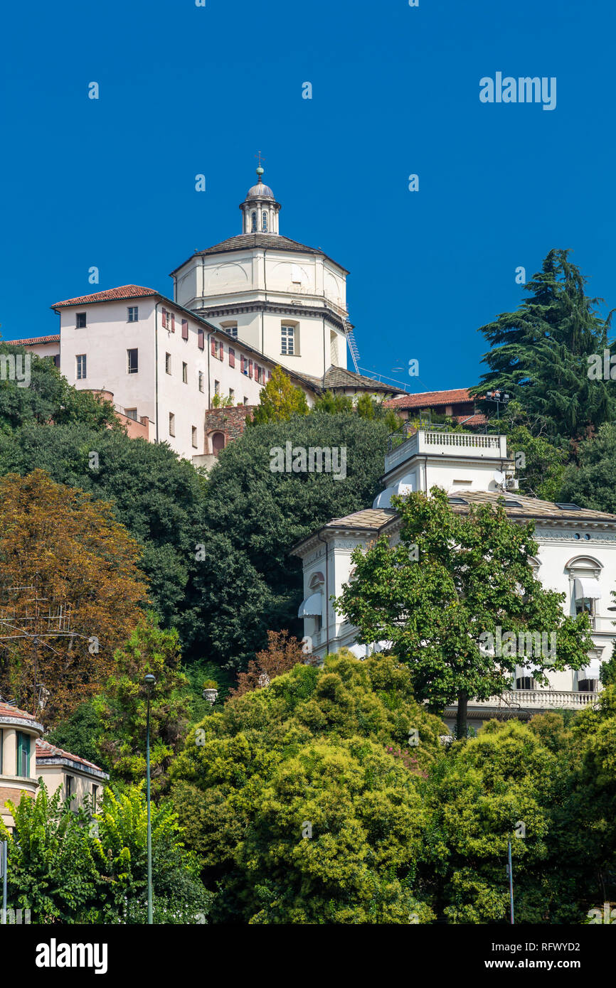 Blick auf Santa Maria del Monte dei Cappuccini, Turin, Piemont, Italien, Europa Stockfoto