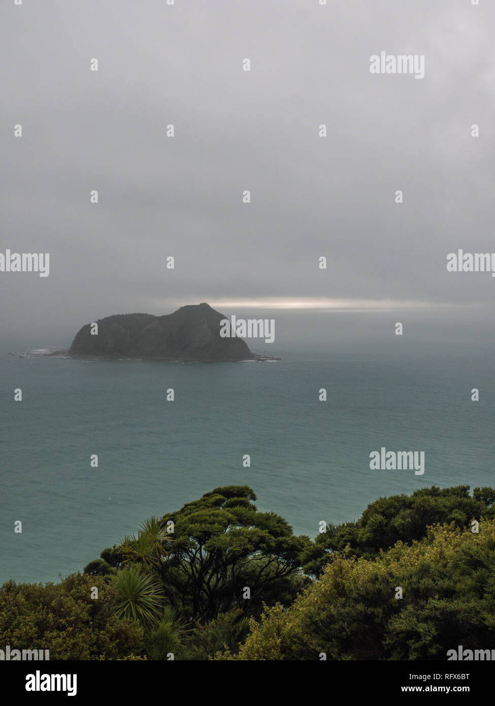 East Island Whangaokeno, East Cape, North Island, Neuseeland Stockfoto