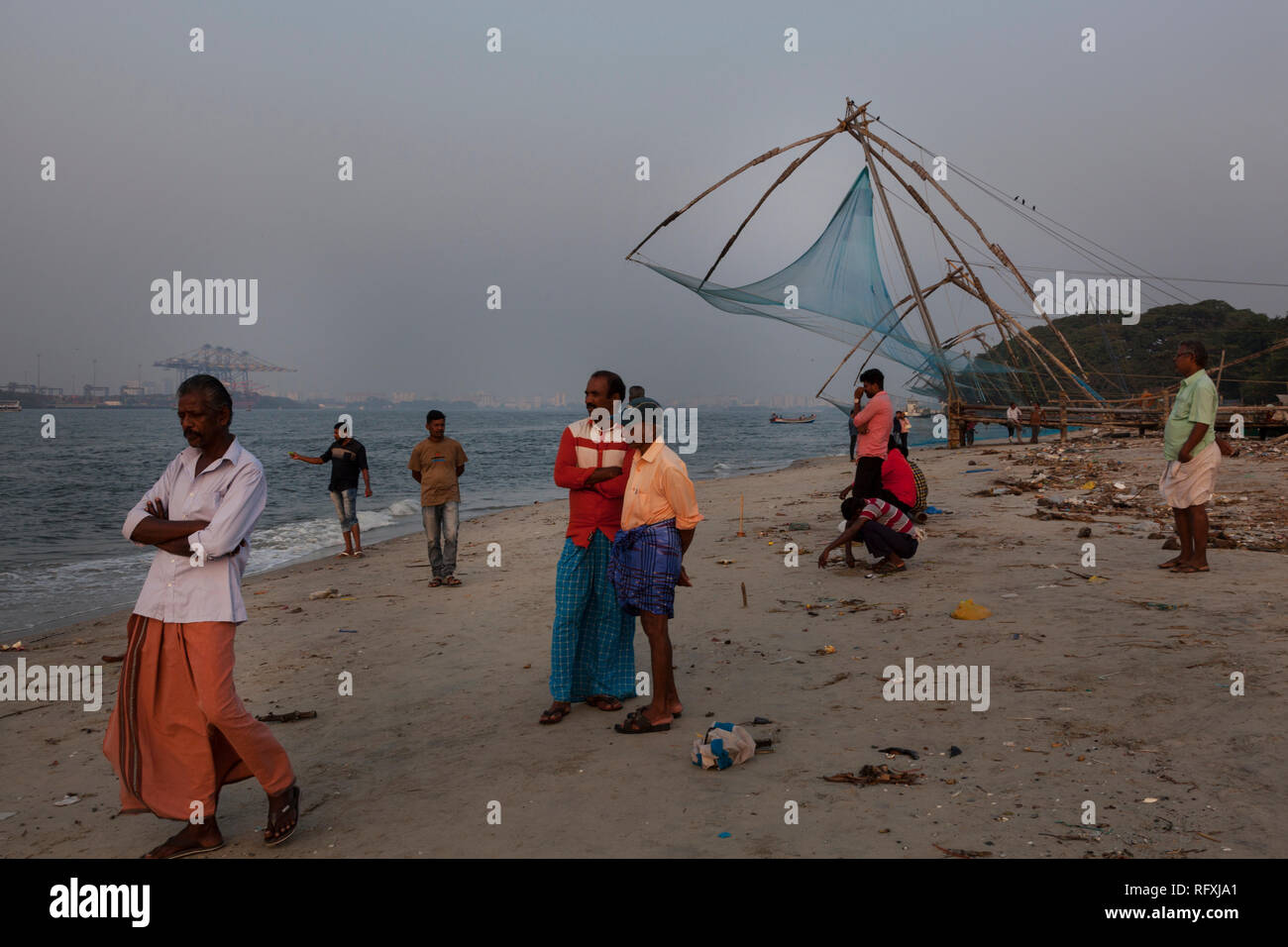 Fort Cochin, Kerala, Indien Stockfoto