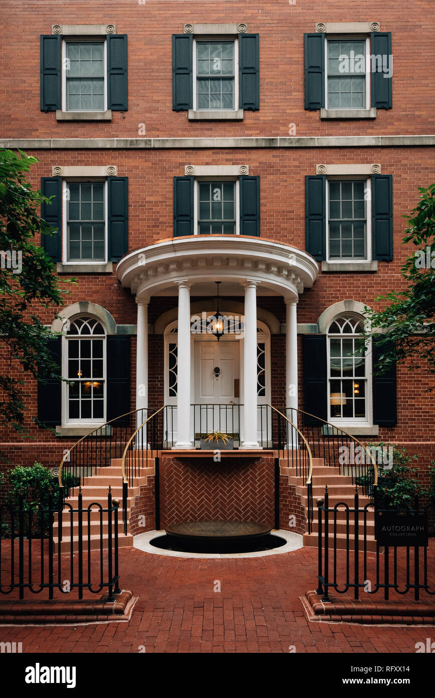 Die Morrison House, in Alexandria, Virginia Stockfoto