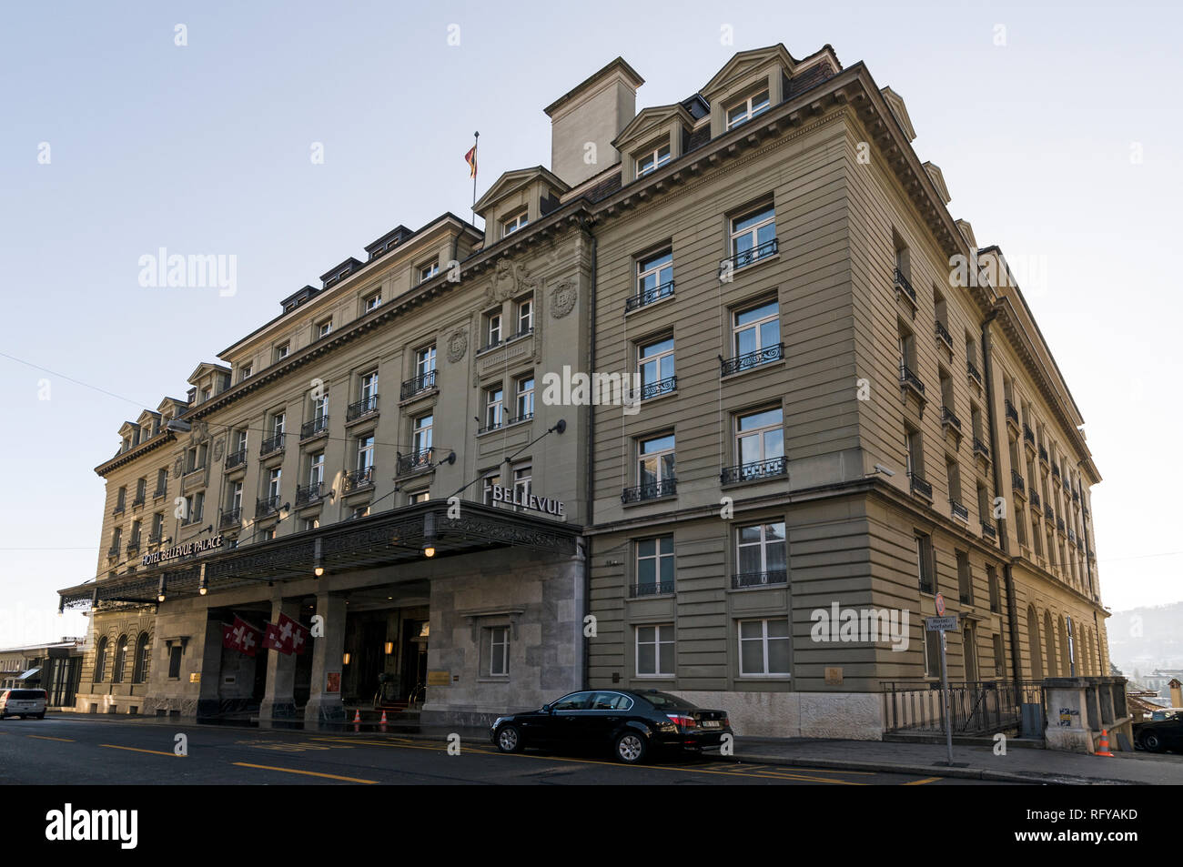 Hotel Bellevue Palace auf Kochregasse in Bern, Schweiz Stockfoto