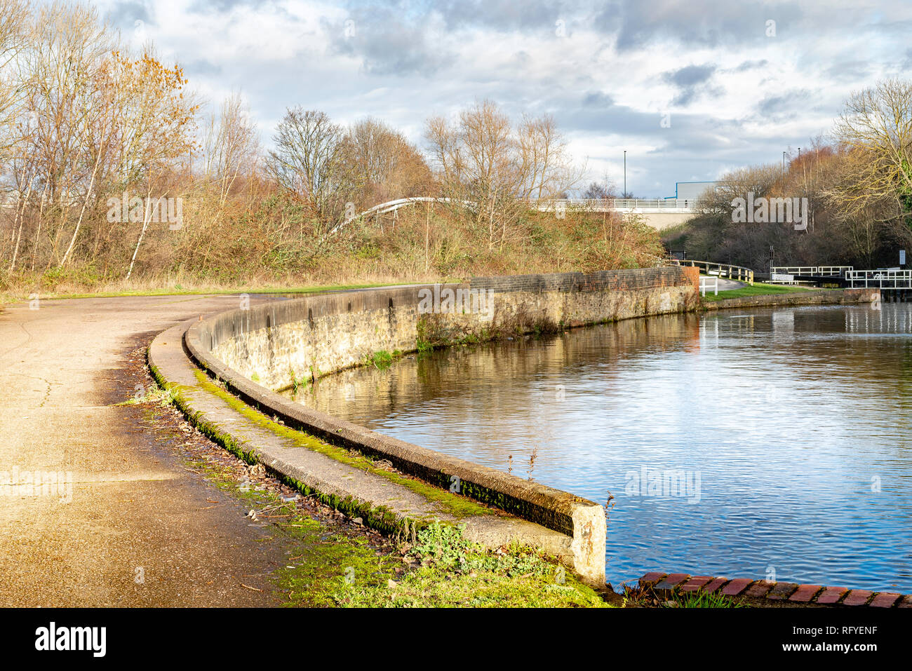 Die Don Navigation, Tinsley, Rotherham, South Yorkshire, Großbritannien Stockfoto