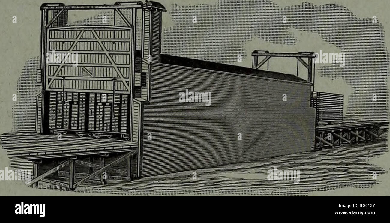 . Kanadische Forstindustrie 1897-1899. Holzschlag; Wälder und Forstwirtschaft; Wald; Wald - zellstoffindustrie; Holz verarbeitenden Industrien. McEachren von PROGRESSIVE BAUHOLZ TROCKENES BRENNOFEN Unsere Heizungen und Fans sind wirtschaftlich mit Dampf und Strom, sind Sicher als eine Brandgefahr. Pläne und Daten mit jedem Gerät schreiben für Preise und Angaben Ml HEIZUNG ICH LÜFTUNG CO-Gang, ONT eingerichtet. Die Royal Electric Company MONTREAL, Que. Western Büro: TORONTO, Ont. Kabel und Telegraph Adresse, "Roylectric." Die Hersteller von elektrischen Maschinen, Apparaten. . Für. . Licht und Strom Spec Stockfoto