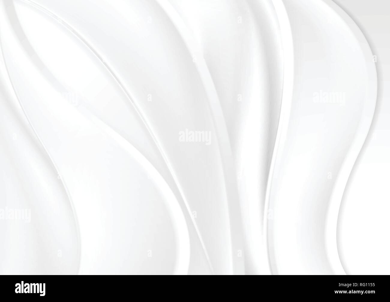 Abstrakte Grau und Weiß corporate Wellig vector Hintergrund Stock Vektor
