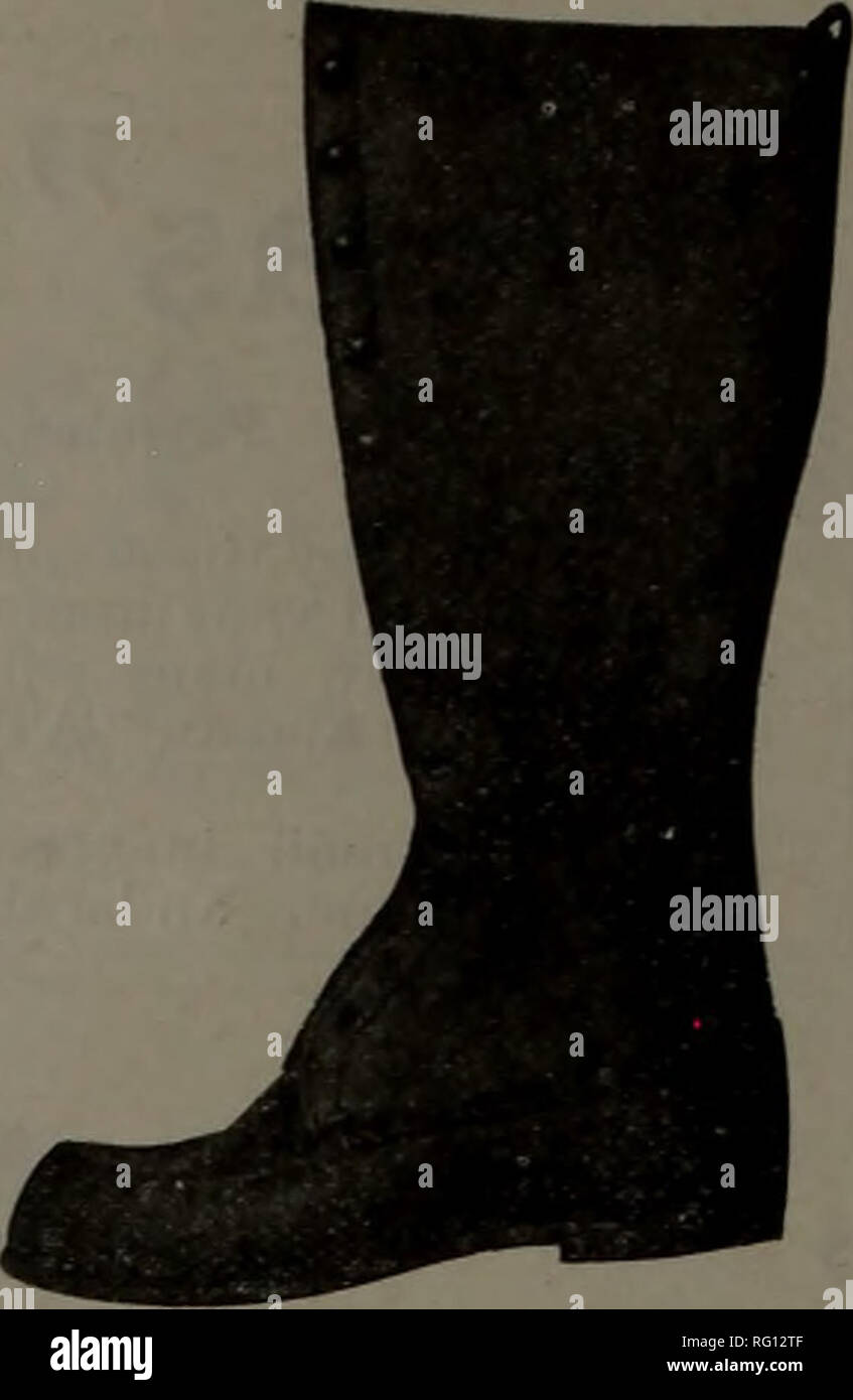 . Kanadische Forstindustrie 1911. Holzschlag; Wälder und Forstwirtschaft; Wald; Wald - zellstoffindustrie; Holz verarbeitenden Industrien. Jedes Paar mit dem Stempel "John Bull" LINDSAY, Ontario begrenzt. Absolut wasserdicht Holzfäller's Schuhe Wir sind die einzige Firma in Kanada Holzfäller Herstellung von Schuhen, wasserdicht in jeder Weise sind, und müssen keine Garantie. Art.Nr. q-Öl Tan Vamp, lange Sohle und Absatz, Mennoniten Bein, absolut wasserdicht und voll von harten tragen wir die Ware über 30 Jahren in diesem Geschäft produzieren und immer noch wachsende Schreiben für unseren Katalog, kostenlose Anwendung gesendet Stockfoto