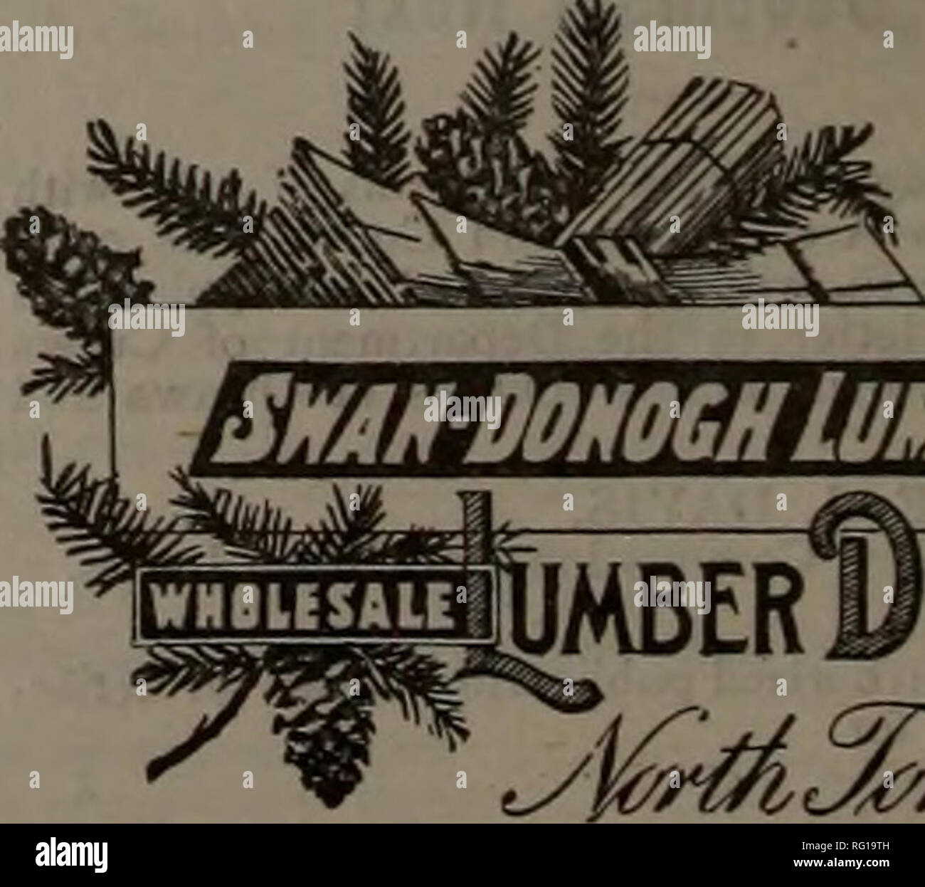 . Kanadische Forstindustrie 1899-1901. Holzschlag; Wälder und Forstwirtschaft; Wald; Wald - zellstoffindustrie; Holz verarbeitenden Industrien. Ii. Kanada Lumberman wöchentliche Ausgabe. November 22, 1899 an die Börse, und anscheinend einen frühen spung Handel erwarten. British Columbia Hersteller Bericht eine stetige Nachfrage für alle Qualitäten von Bauholz, mit Preisen mehr als zufriedenstellend, als sie für einige Jahre gewesen sind. Erhebliche Sendungen werden in Australien und China gemacht, und es wird gesagt, dass die orientalische Dampfschiffe ihre gesamte Kapazität für einige Zeit für gesprochen zu haben. Es ist bekannt, dass die con-solidat Stockfoto