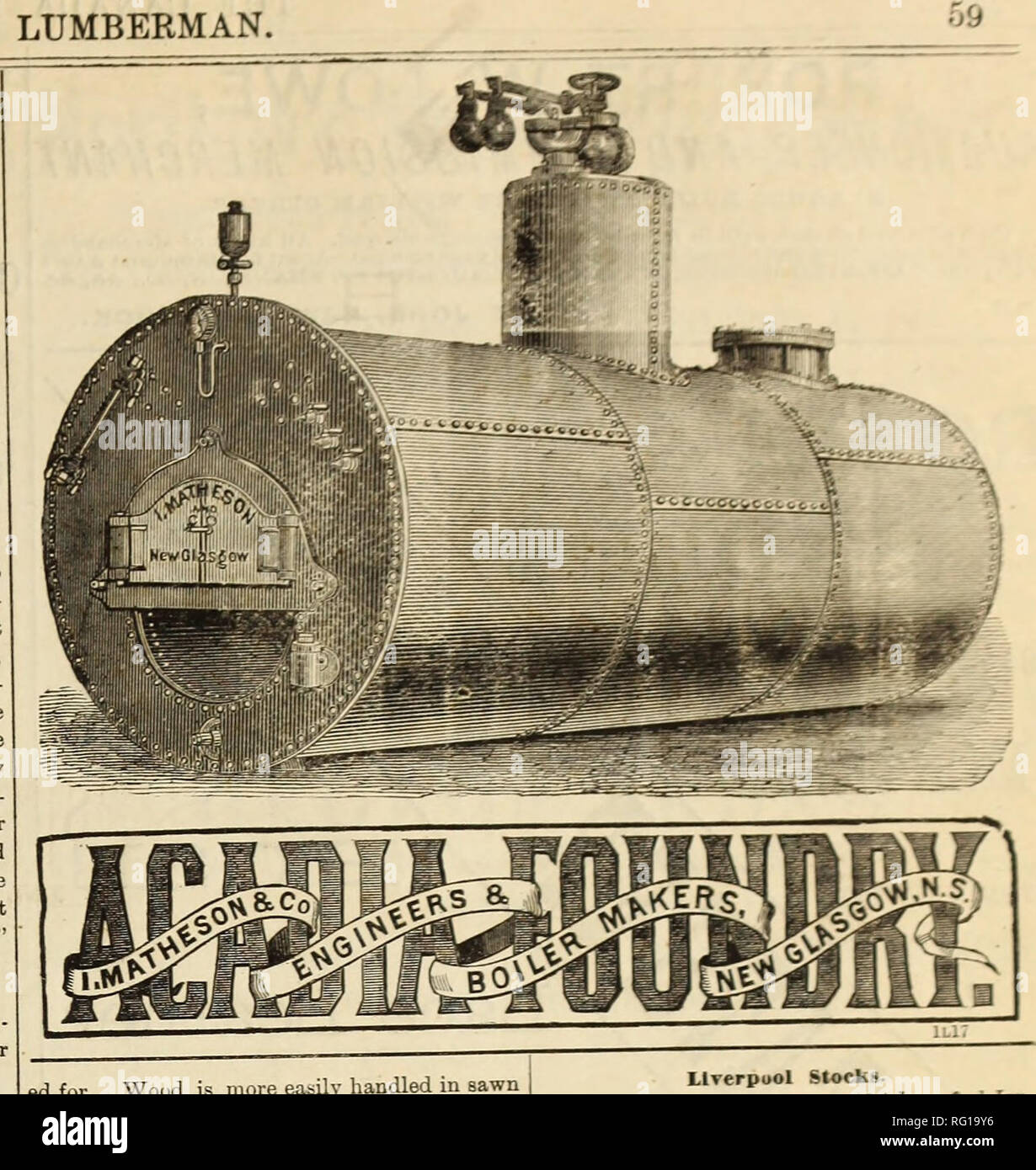 . Kanadische Forstindustrie 1882. Holzschlag; Wälder und Forstwirtschaft; Wald; Wald - zellstoffindustrie; Holz verarbeitenden Industrien. Die KANADA LUMBERMAN. Quittungen. Schnittholz. Schindeln. Sendungen. Schnittholz. Schindeln. 1 S 82.. . 19,410,000 1 SS1... 1,307,000 22,517,000 18,043,000 Inc. Dez. 440.000 329.000 für eine ganze Woche haben wir keine Ankünfte oder Abstände von See zu berichten, so dass mit dem Schließen von Januar Navigation sagte schließlich zu Ende. Albany gekommen zu sein. Jan. 20. âQuotations auf die Yards sind als Fol-Tiefs: Kiefer klar SM Â" 53 00 (863 00 Bine, klar, v M. 48 00 @ 58 00 Kiefer, Viertel • nn Kiefer se Stockfoto