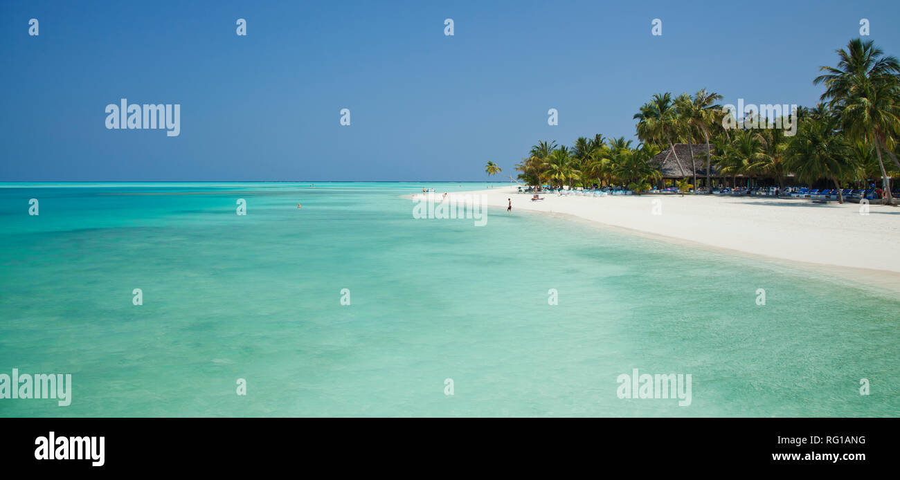 Meeru Island Resort, Malediven, Indischer Ozean, Asien Stockfoto