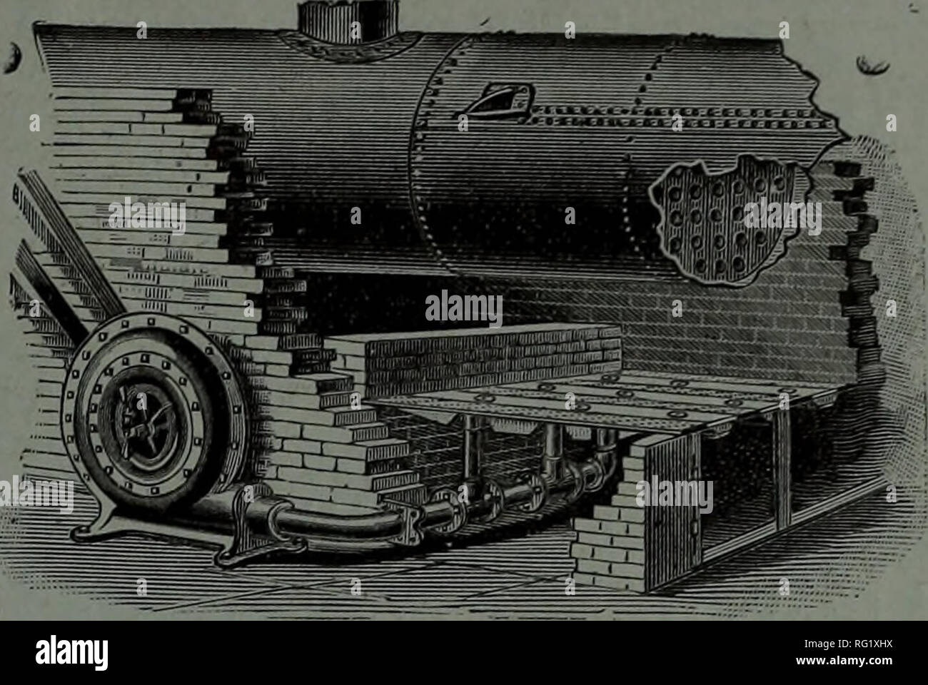 . Kanadische Forstindustrie 1894-1896. Holzschlag; Wälder und Forstwirtschaft; Wald; Wald - zellstoffindustrie; Holz verarbeitenden Industrien. Mai 1894 • • KANADISCHE HOHLEN BLAST ROSTE • • Haben Sie uack Dampf? TESTIMONIALS: James Naylor &Amp; Sohn, Honps, Stäbe, Position, etc., Essex, Ontario: "Der Knall Gitter bitte uns über Erwartung. Wir hatten Hunderte von Dollar in Vorrichtungen verbrachten unsere elm Sägemehl zu brennen, aber ohne Erfolg. Wir jetzt brennen Sie alle, und bleiben besser Dampf als vorher mit trockenem Holz." Ii. H. DOYLE, Inhaber, Detroit Hoop und Co.: Wyandotte, Michigan: "Ihre Arbeit ist Simpl Stockfoto