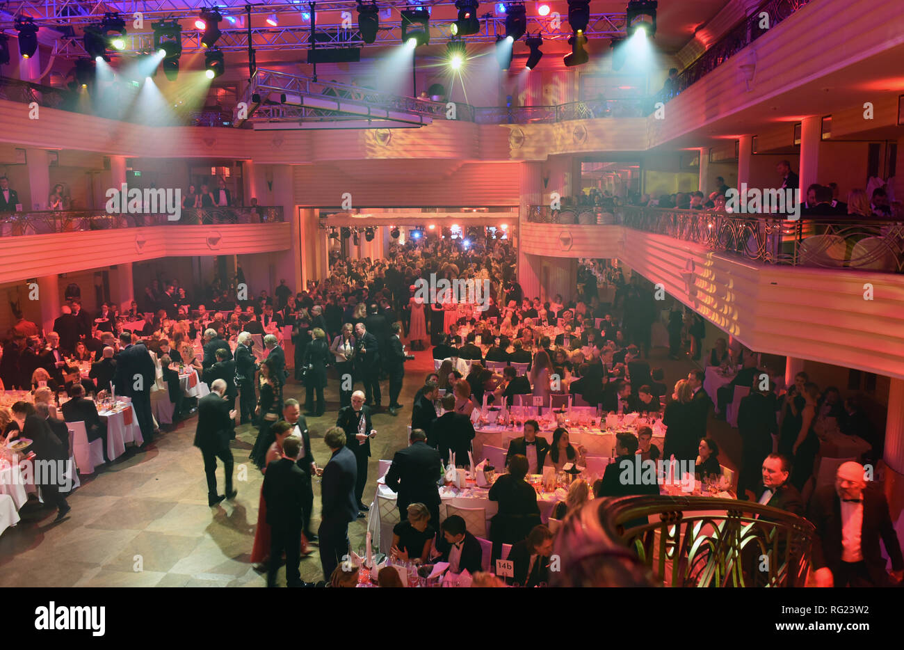 26. Januar 2019, Bayern, München: 46. Deutschen Filmball im Hotel Bayerischer Hof. Foto: Ursula Düren/dpa Stockfoto