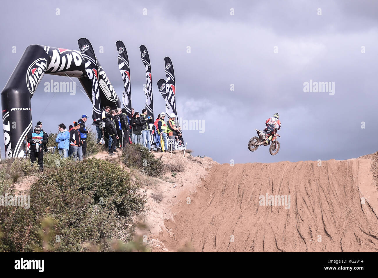 Foto/LaPresse Tocco Alessandro 20/01/2019 Cagliari (Italia) Sport Motocross Internazionali D'Italia Motocross 2019 Crossodromo Le Dune Riola Sardo Nella Foto: Tony Cairoli Stockfoto