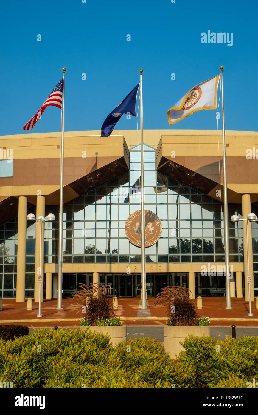 Fairfax County Government Center, 12000 Government Center Parkway, Fairfax, Virginia Stockfoto