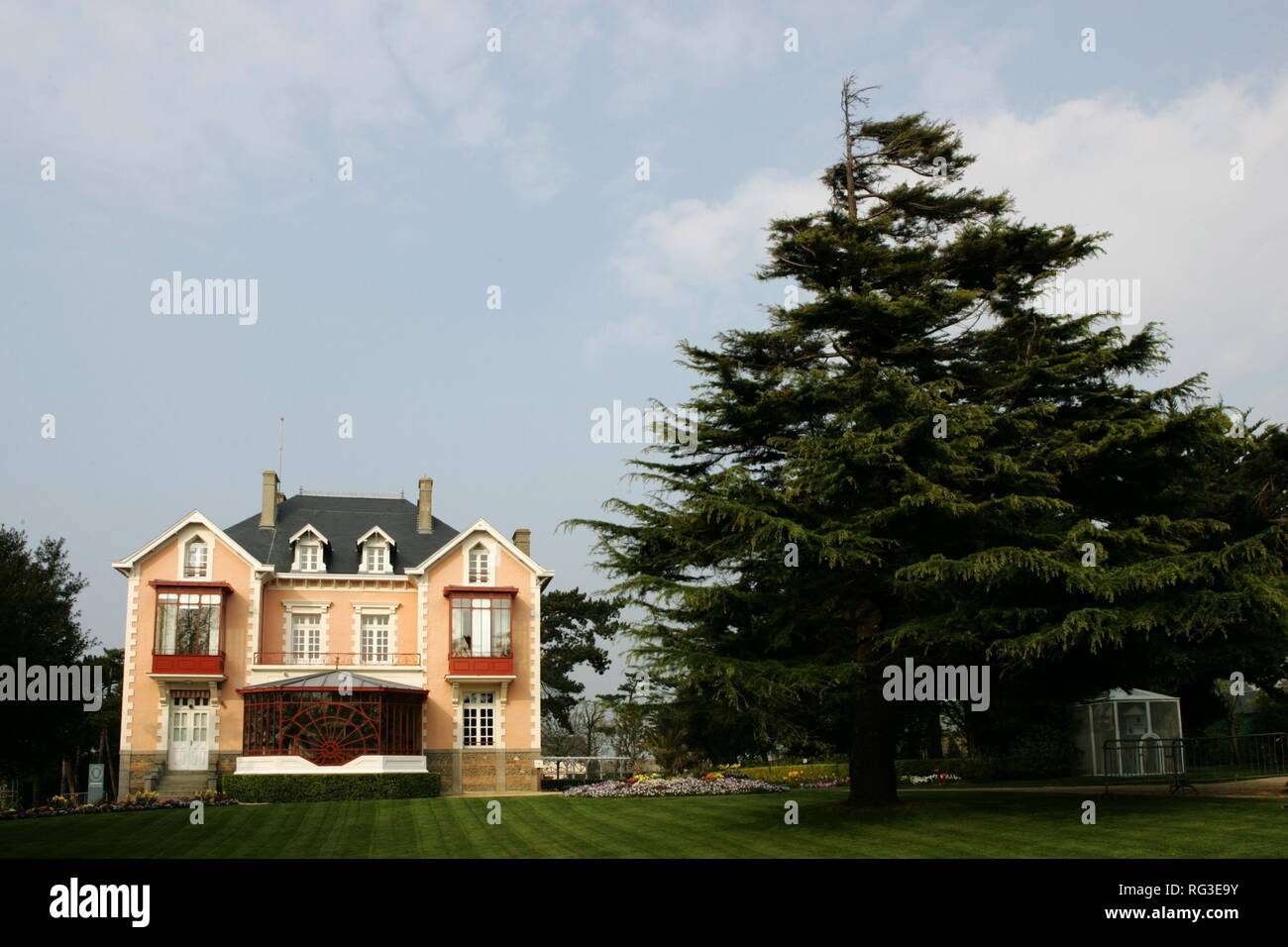 FRA, Frankreich, Normandie, Grandville: Garten und Museum des Hauses von Christian Dior. Stockfoto