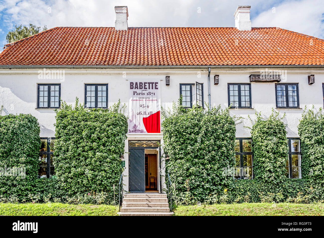 Rungsted (Dänemark, Seeland): Karen Blixen's Home, jetzt ein Museum Stockfoto