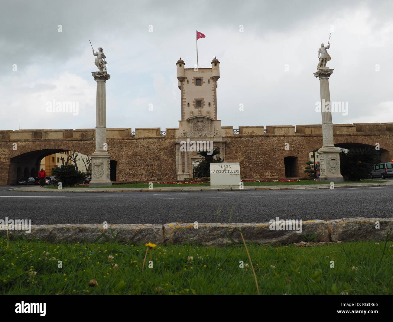 Muralla Puertas de Tierra - Cádiz - Andalusien - Spanien Stockfoto