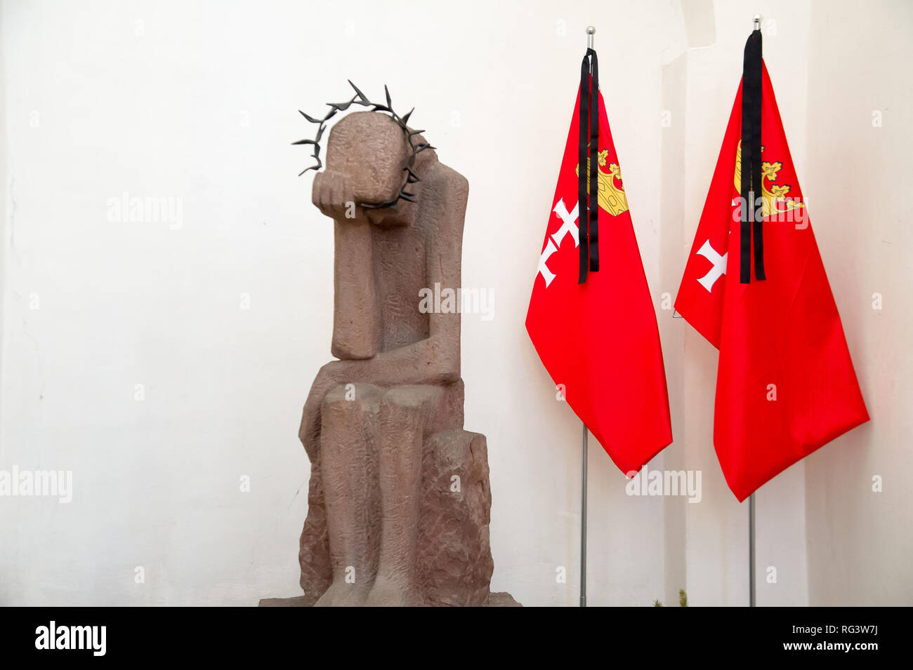 Begräbnis der ermordeten Bürgermeister von Danzig, Paweł Ottar, in der Marienkirche in Danzig, Polen. Danzig, Polen. 19. Januar 2019 © wojciech Strozyk/Ala Stockfoto