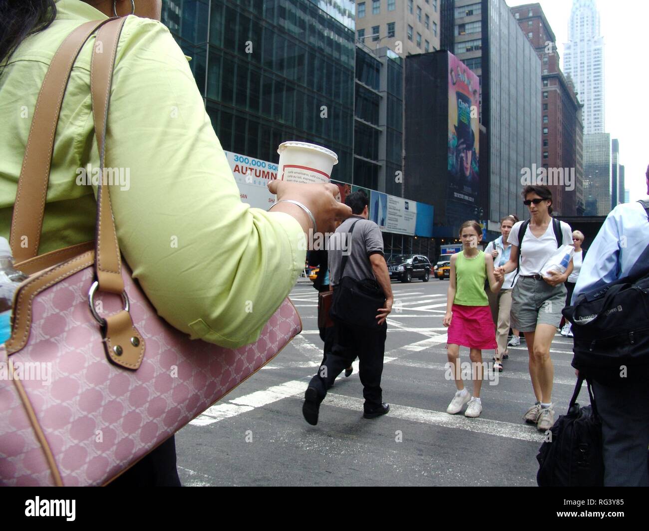 USA, Vereinigte Staaten von Amerika, New York City: Kaffee trinken gehen. Stockfoto