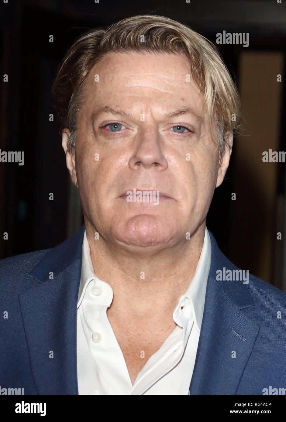 Eddie Izzard, britischer Schauspieler gesehen Einführung Australian-British romantischen Drama - die Kehrseite - die er Sterne in, als Teil des Kino Australien Tag feiern im Regent Street Kino in London. Stockfoto