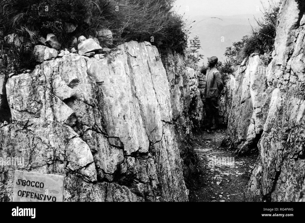 Ersten Weltkrieg, Karst, 1915-18 Stockfoto