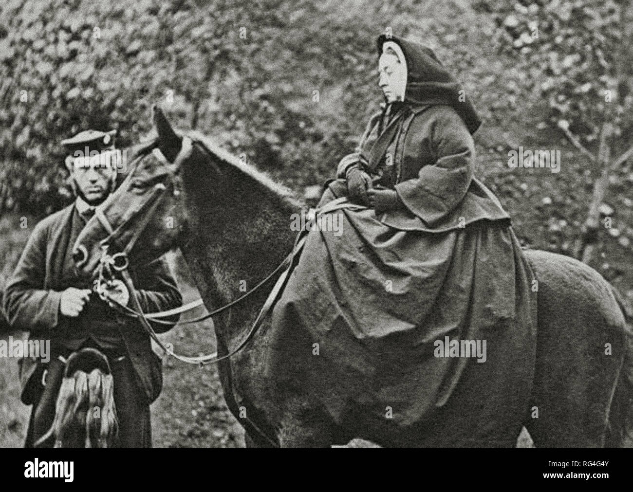 John Brown (8. Dezember 1826 Ð vom 27. März 1883) war ein schottischer persönliche Attendant und Liebling der Queen Victoria für viele Jahre. Von Bildmaterial in den Archiven der Presse Portrait Service gescannt - (ehemals Presse Portrait Bureau). Stockfoto