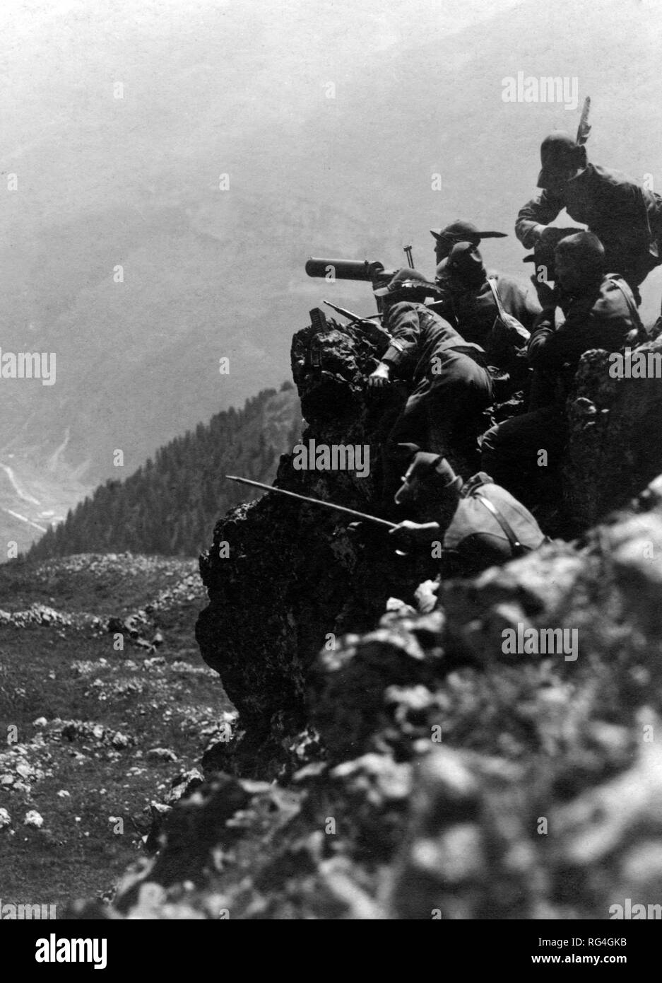 Erster Weltkrieg, 1915-18 Stockfoto