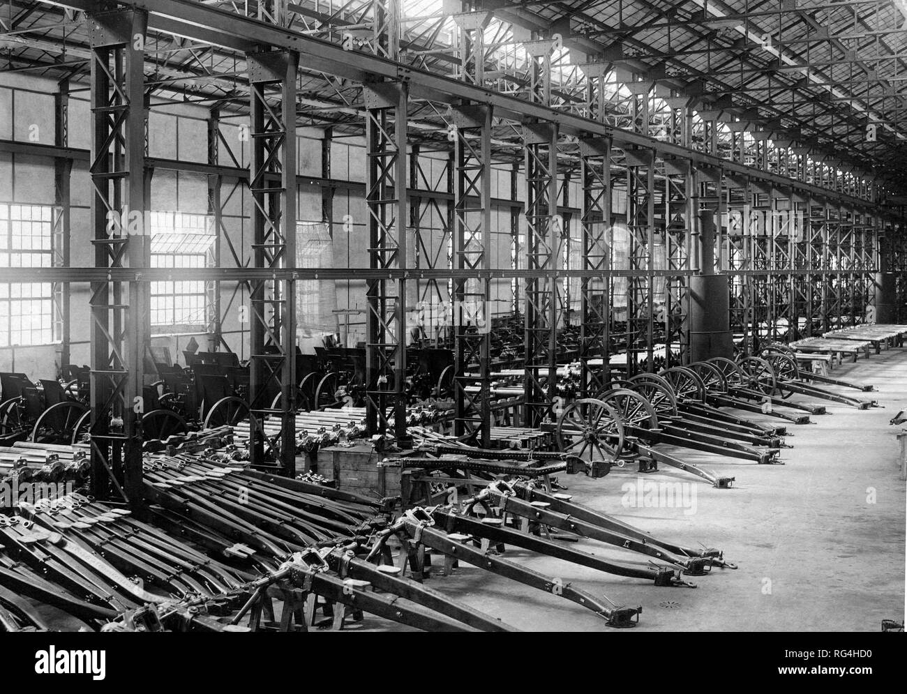 Waffenindustrie, vikers 1915-18 Stockfoto