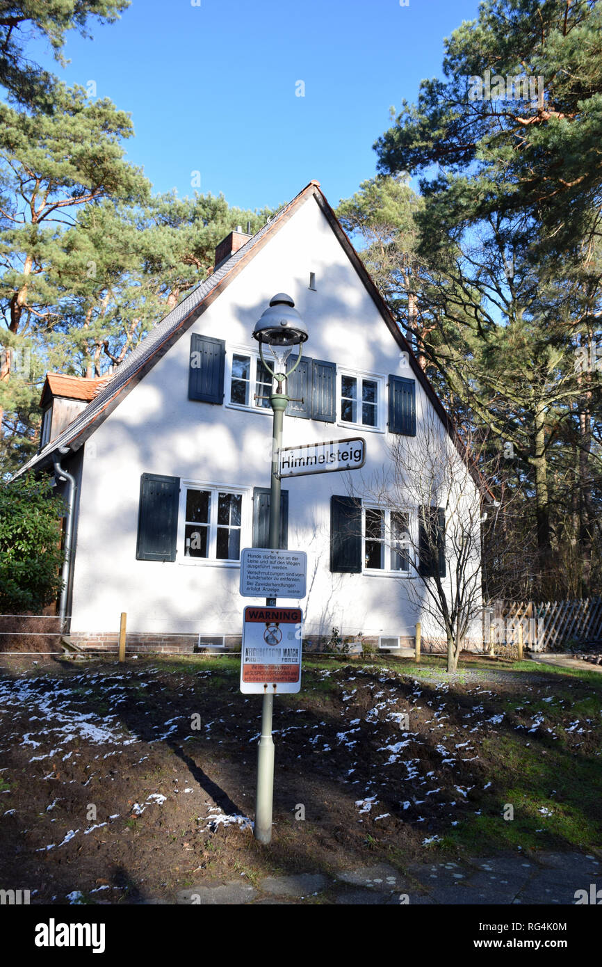 Waldsiedlung Krumme Lanke, eine umfangreiche Wohnviertel von
