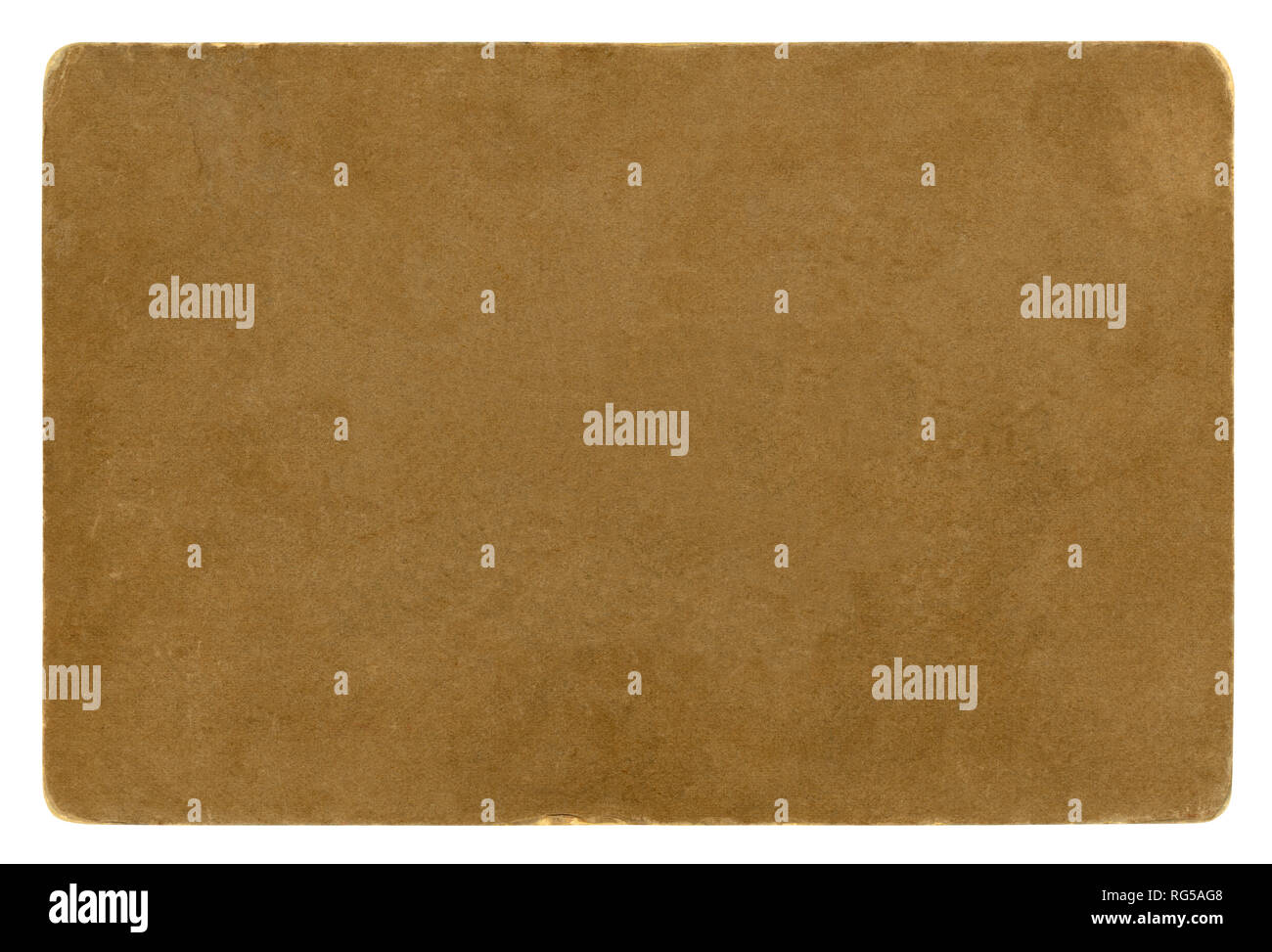 Vintage Papier Hintergrund isoliert - (clipping path enthalten) Stockfoto