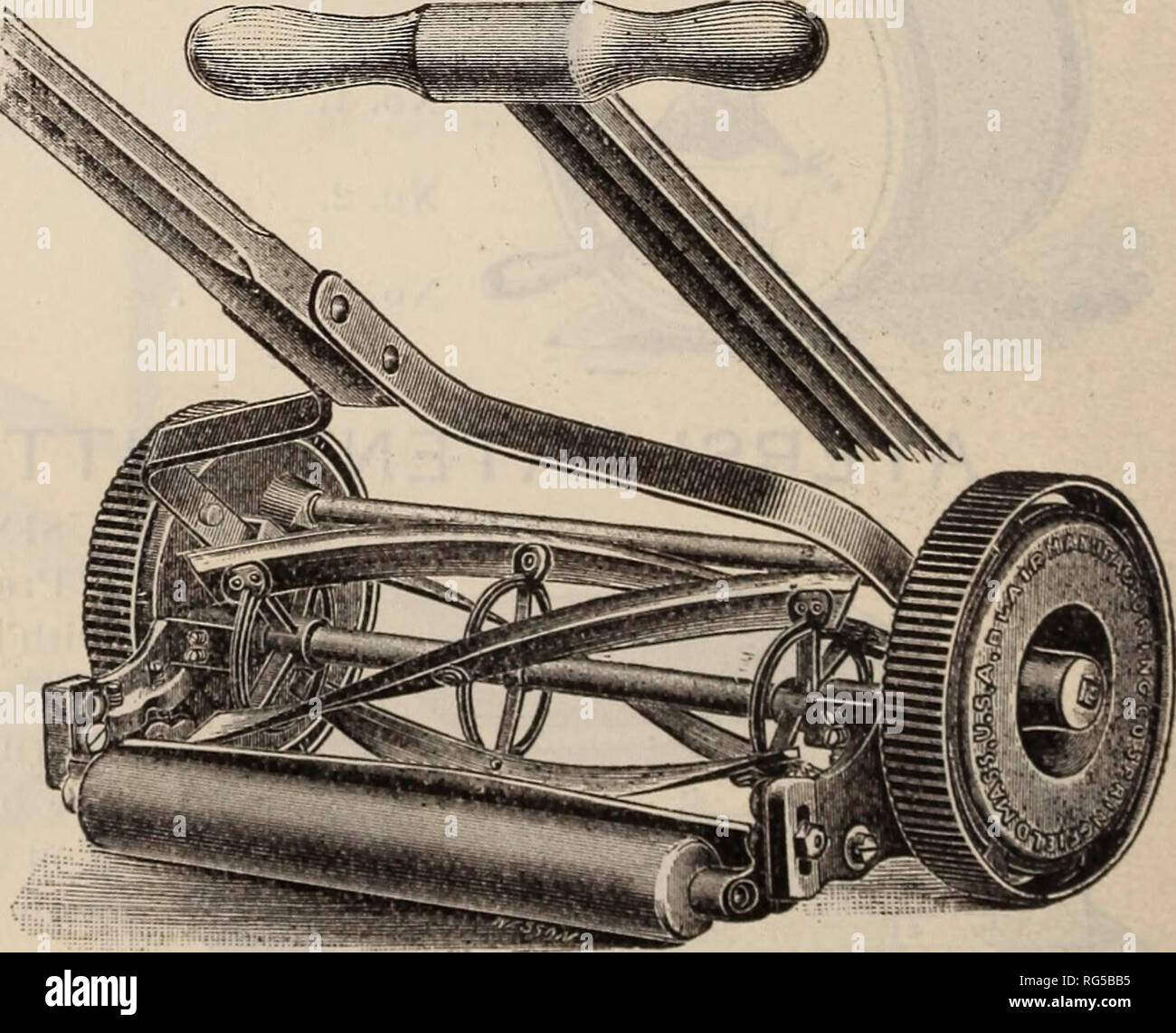 . Cadwell &Amp; Jones 1896 Katalog von Saatgut und landwirtschaftlichen Geräten. Gemüse Samen Samen Kataloge Kataloge; Blumen; landwirtschaftliche Arbeitsgeräte Kataloge; kommerzielle Kataloge Connecticut Hartford; Gemüse; Blumen; Landwirtschaftliche Geräte; kommerzielle Kataloge. 14 Zoll, 16 "NET CASH PREISEN. $ 6,50 18 Zoll, 7,50 20" 58.50 9-5° BAY STATE RASENMÄHER. Antriebsräder, S-ches im Durchmesser. Schneidzylinder mit 4 Messern, Vermittlung Doppel kontinuierliche schneiden. Patent, Lap-Welded Hot-Forged, Selbstschärfende, Station-ary-Messer. Wenn Sie das Beste möchten, die Bucht gerechtfertigt uncon-in kaufen Stockfoto