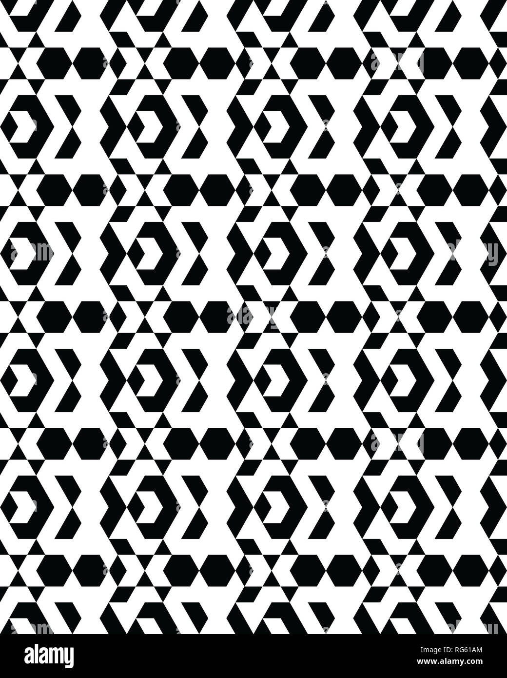 Nahtlose einfarbige geometrische Muster, Design für Verpackung, Druck, Briefe, Karten, Umhüllung, Stoff, Papier, innen Stockfoto