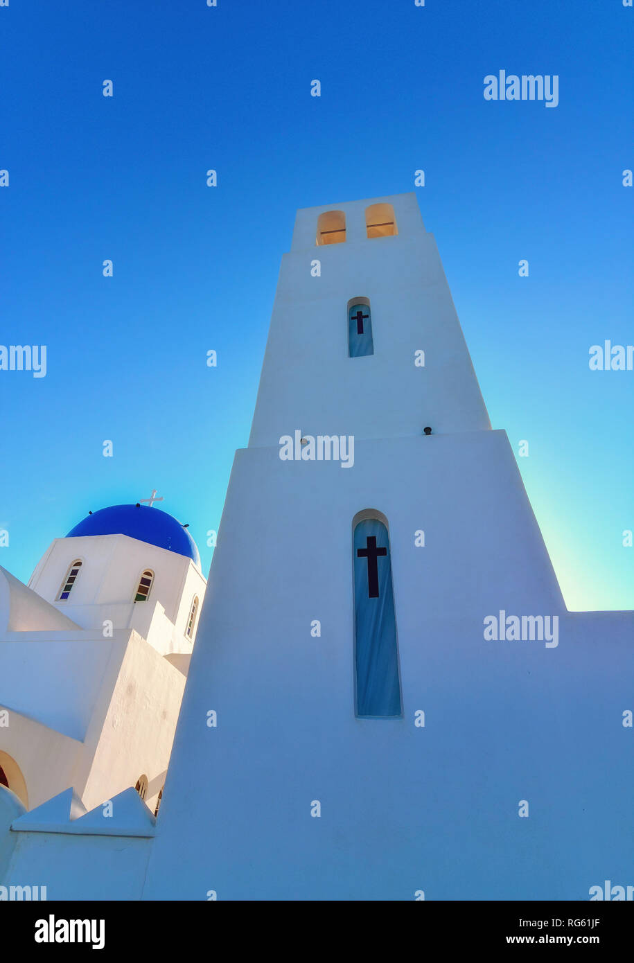 Kirche, Santorini, Griechenland Stockfoto