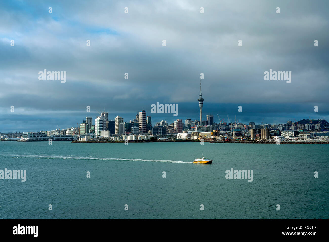 Stadtbild, Auckland, Nordinsel, Neuseeland Stockfoto