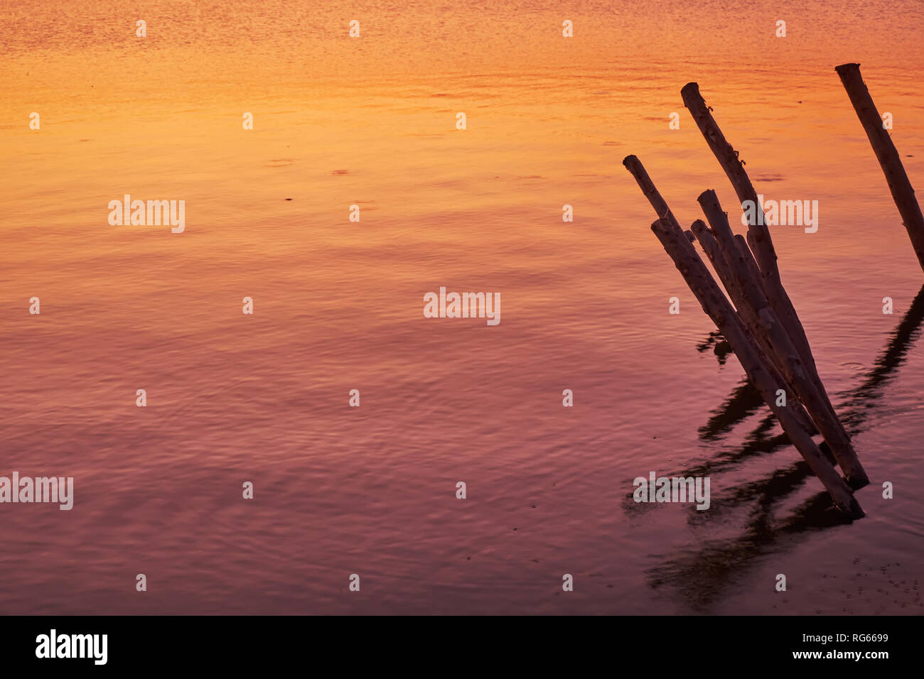 Im Bau und Wasser Stockfoto