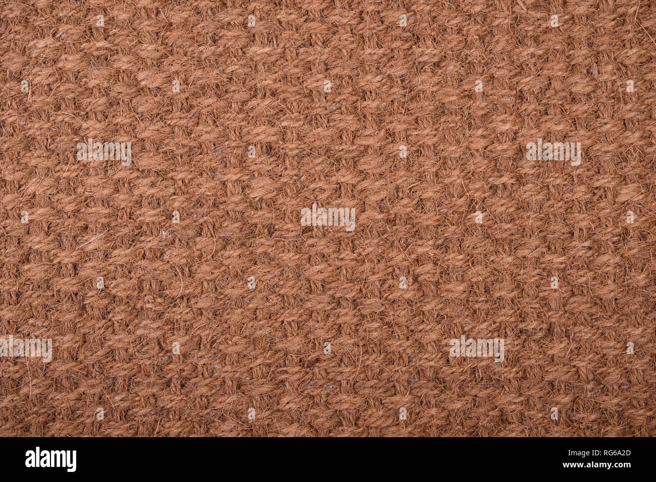 Textur von Braun coir Fiber mat Stockfoto