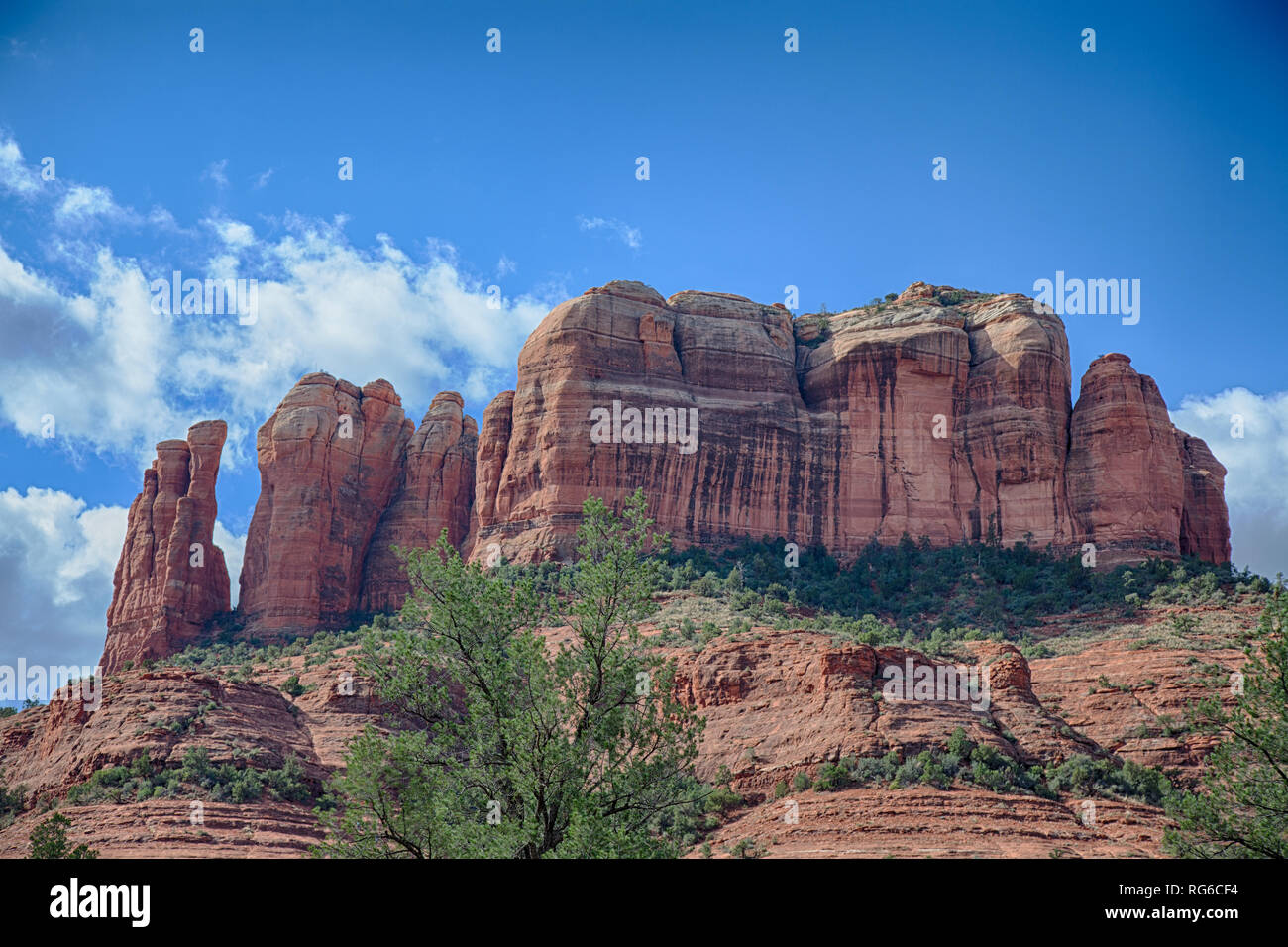 Cathedral Rock im Sedona Arizona Stockfoto