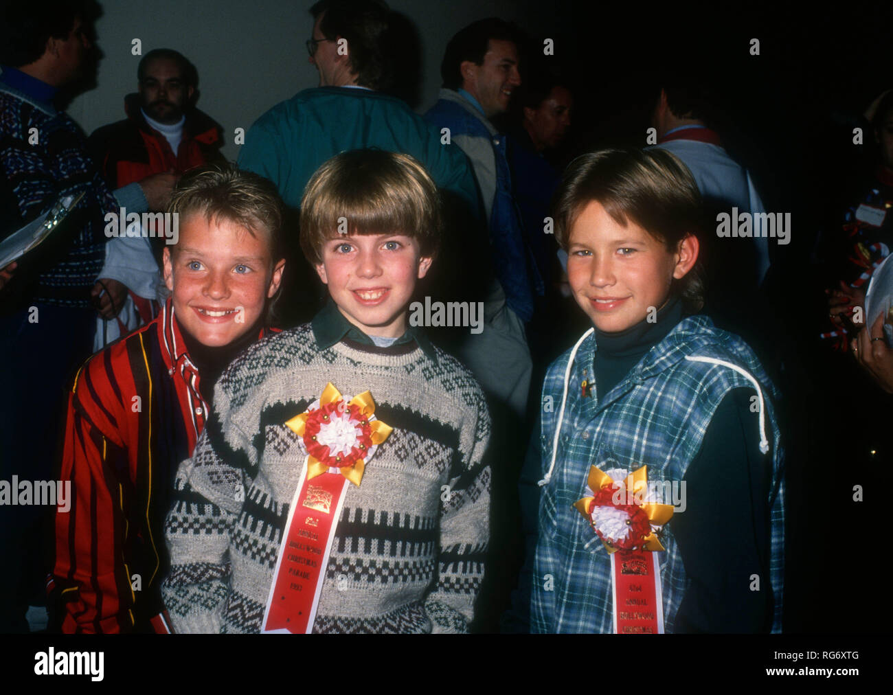 Zachery Ty Bryan Mit Jonathan Taylor Und Taran Noah Smith 1992 L4336 Kredit Bild C Michael Ferguson Globe Photos Zumapress Com Stockfotografie Alamy