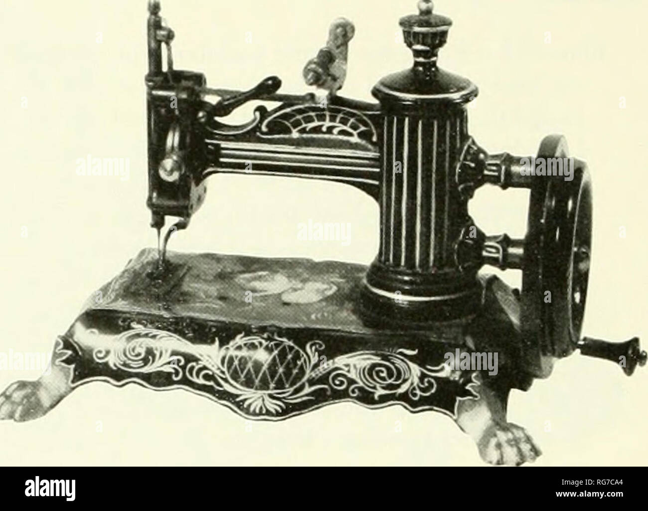 Bulletin - United States National Museum. Wissenschaft. Abbildung  86.-Empire Nähmaschine, Ende 186 S. Obwohl Ein Imperium Sewing Machine Co.  In New York Im Jahr 1860 Gab S (Der Vorgänger Des Remington-Empire