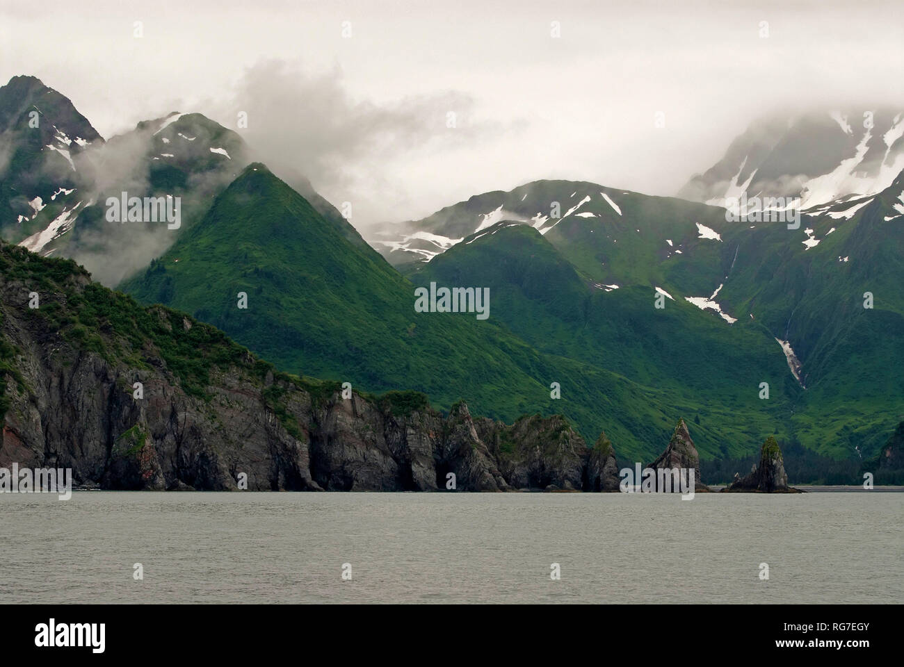 Typische Landschaft in Alaska Stockfoto