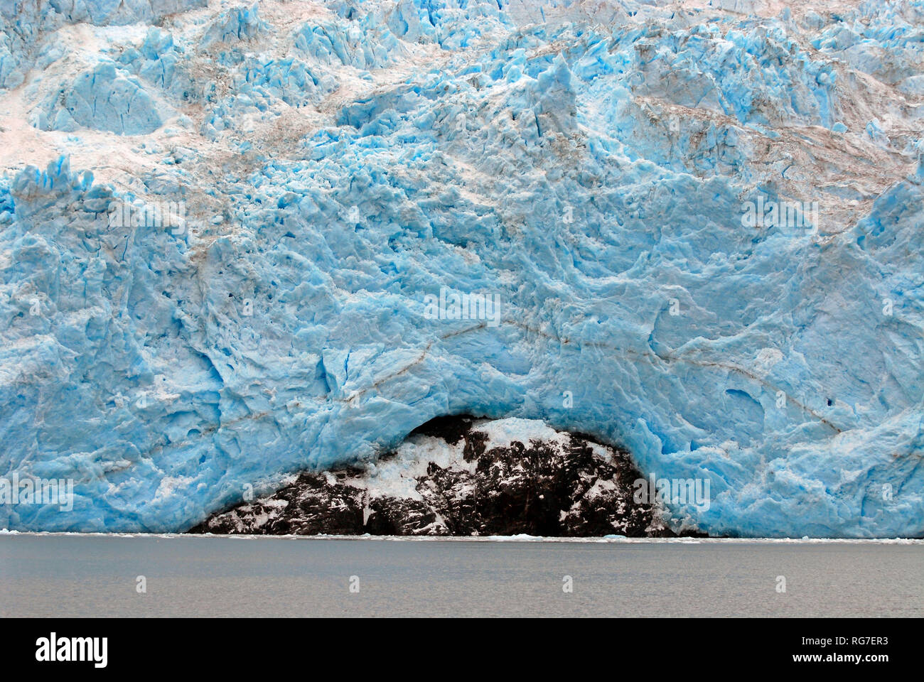 Glacier Blue Ice Stockfoto