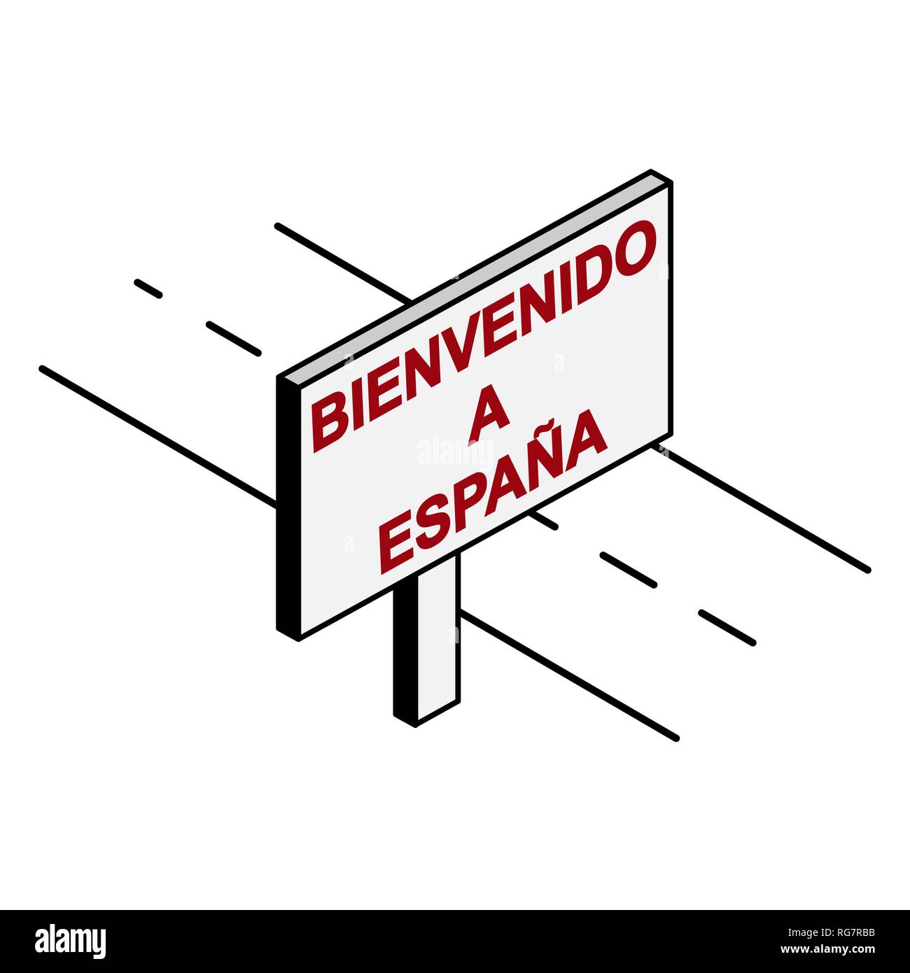 Einreise nach spanien Stock-Vektorgrafiken kaufen - Alamy