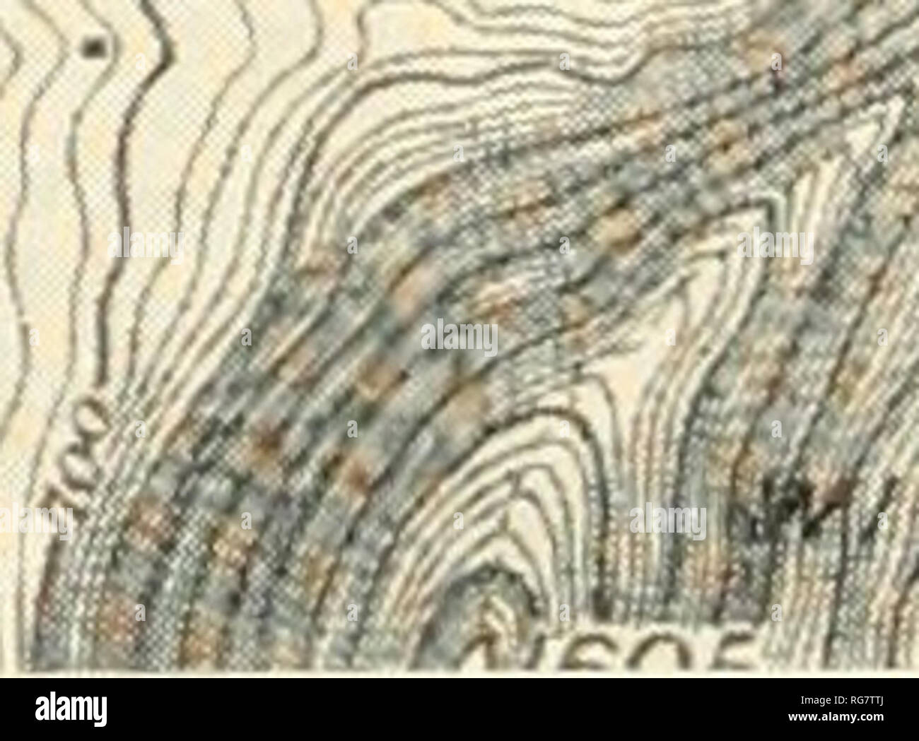 . Bulletin - United States National Museum. Wissenschaft. ^ r-*-'iwn} S^Â ¥^4 Ki'-. w Wenn ^ '-m â¢ -^. Ein::. Topographische Karte mit Darstellung der Cumberland Cave und seine Beziehung zu der physiography. Die Höhle ist gekennzeichnet (X) am nördlichen Ende der Sporn südlich von Corriganville, Md. Karte ist von US Geological Survey Frostburg Viereck genommen. Skala, 1/62500, oder über die 1,6 Zoll. Höhenlinienintervall, 20 Füße. Bitte beachten Sie, dass diese Bilder extrahiert werden aus der gescannten Seite Bilder, die digital für die Lesbarkeit verbessert haben mögen - Färbung und Aussehen dieser Abbildungen können keine Stockfoto