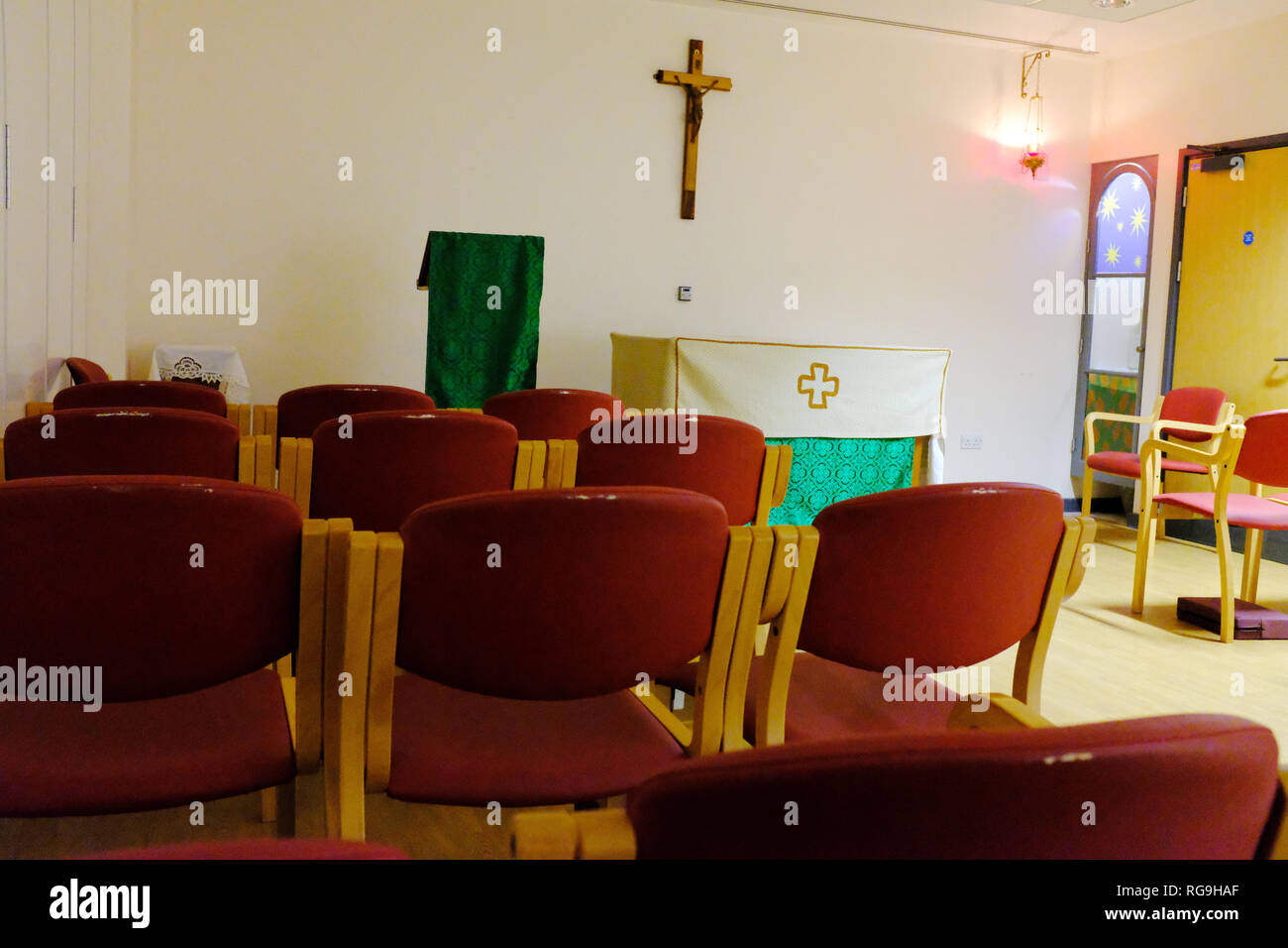 Kapelle in St. George's Hospital Tooting London UK Stockfoto