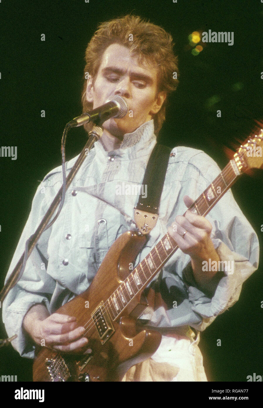 NICK KERSHAW Deutsch Pop Musiker im Jahr 1984 Stockfoto
