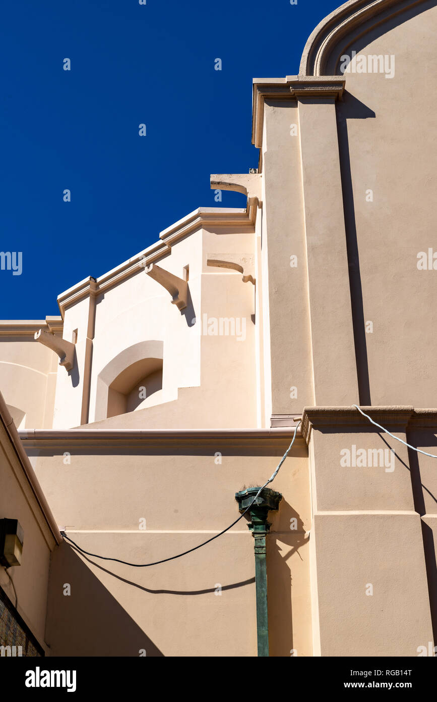 Fassade der Mission Dolores in San Francisco Stockfoto