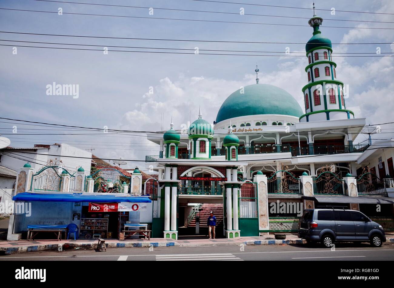 Abnais Sabil Moschee Banyuwangi Indonesien Stockfoto