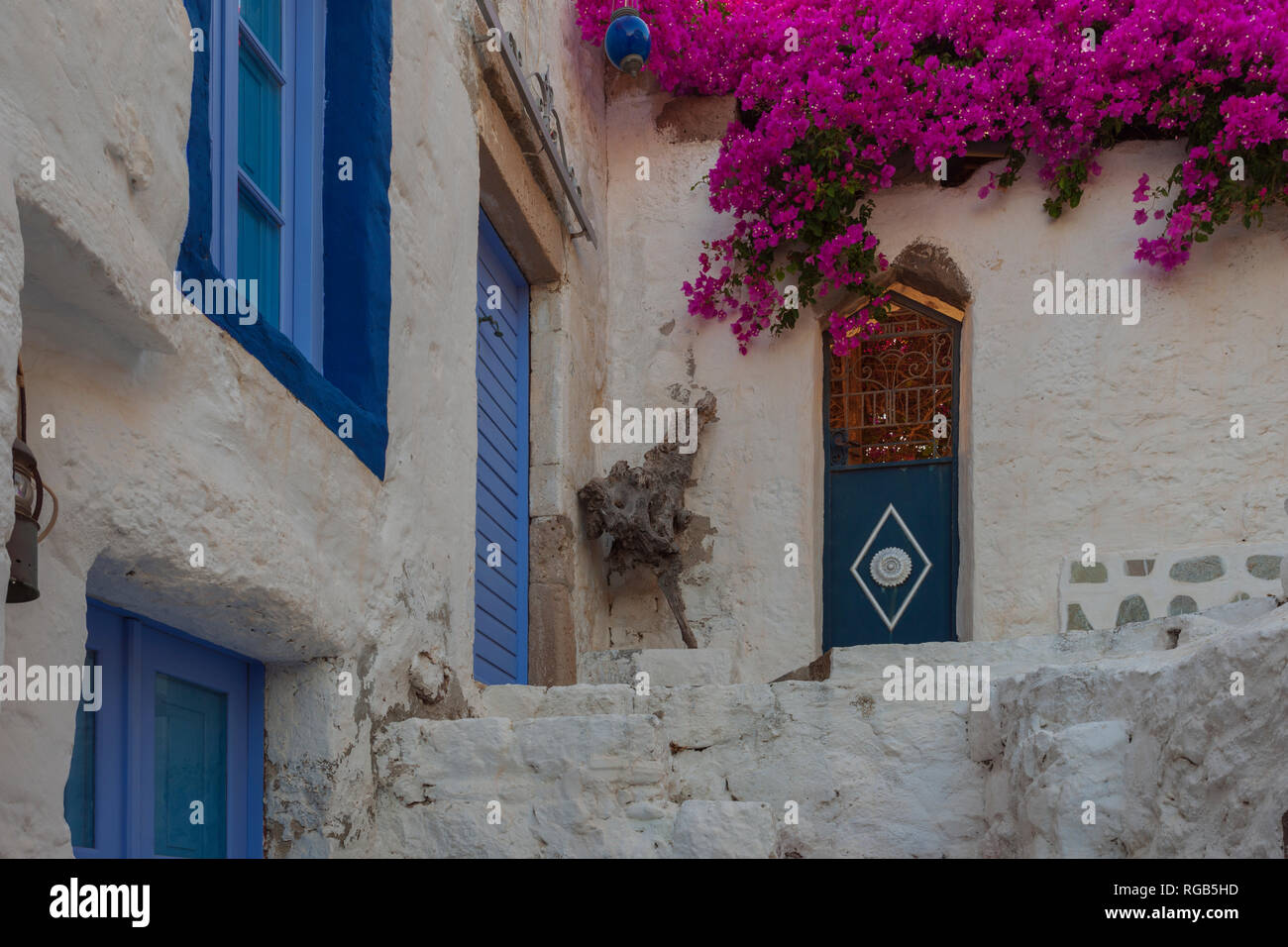 Die Insel Santorini. Die Kykladen, Griechenland. Stockfoto