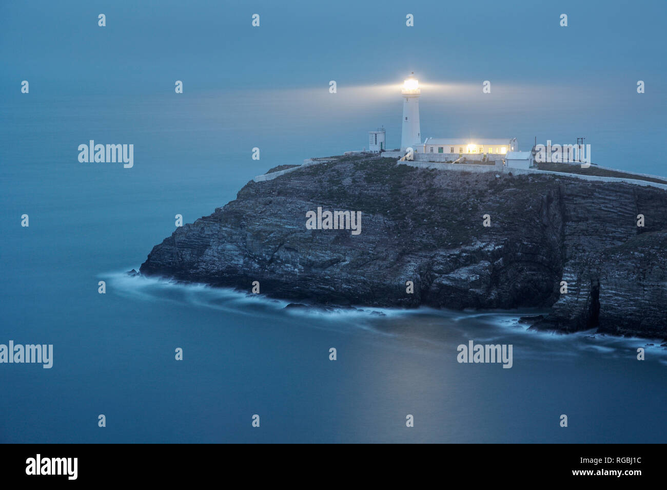 South Stack Leuchtturm, Holyhead, Anglesey, Wales Stockfoto