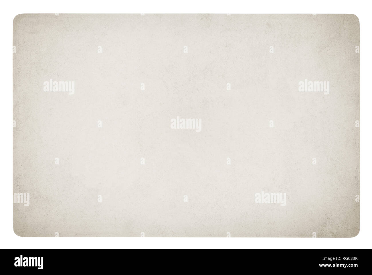 Vintage Papier Hintergrund isoliert - (clipping path enthalten) Stockfoto